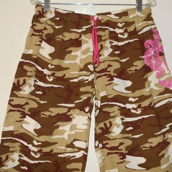 Camouflage Lounge Draw String Elastic Pants - Picture 3 of 7